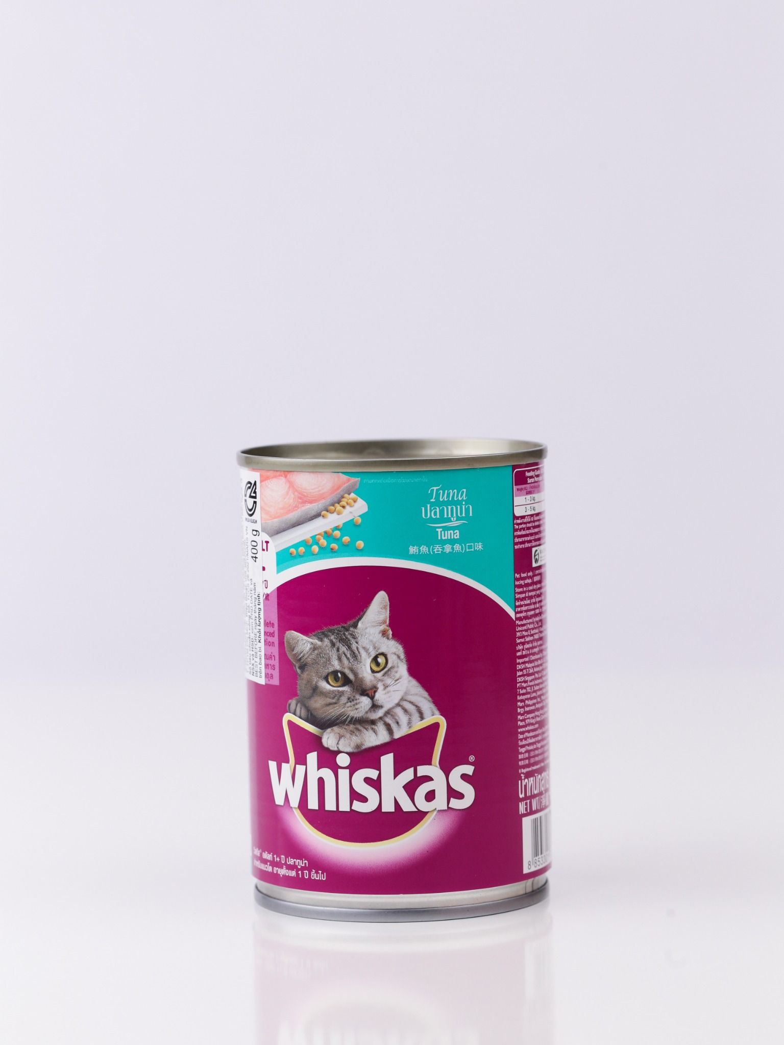  Thức ăn mèo Pate Whiskas lon cá biển 400gram 