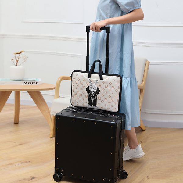  Túi da nữ chống sốc Macbook, Laptop chống nước, có quai xách T150 