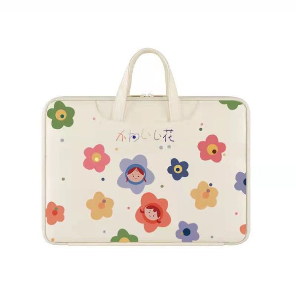  Túi da nữ chống sốc Macbook, Laptop chống nước, có quai xách T150 