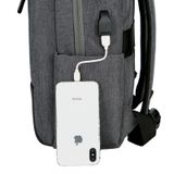  Balo Nam Nữ, đựng laptop, chống nước, cổng sạc USB HL069 