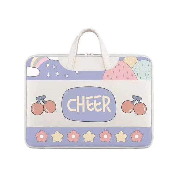  Túi da nữ chống sốc Macbook, Laptop chống nước, có quai xách T150 