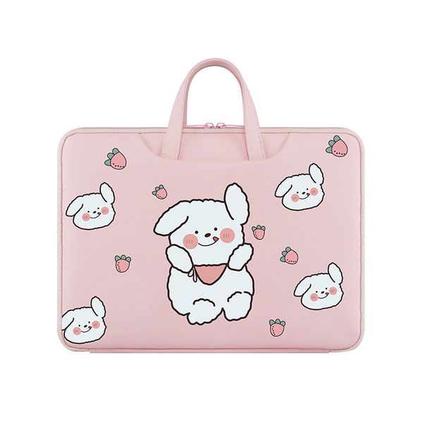  Túi da nữ chống sốc Macbook, Laptop chống nước, có quai xách T150 