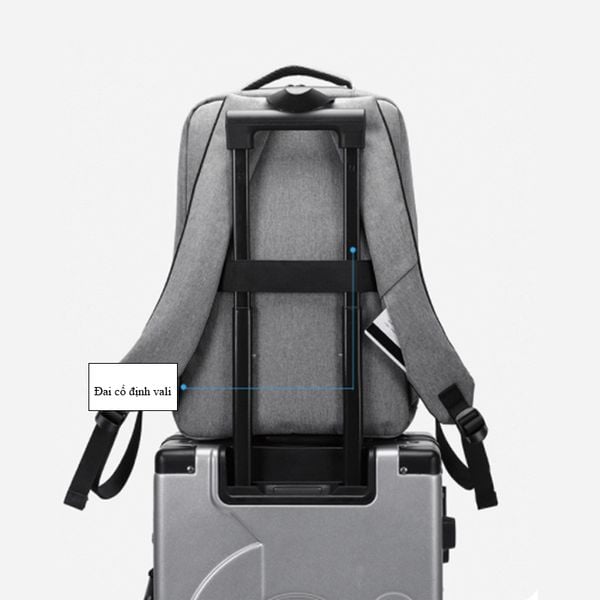  Balo Nam Nữ, đựng laptop, chống nước, cổng sạc USB HL067 