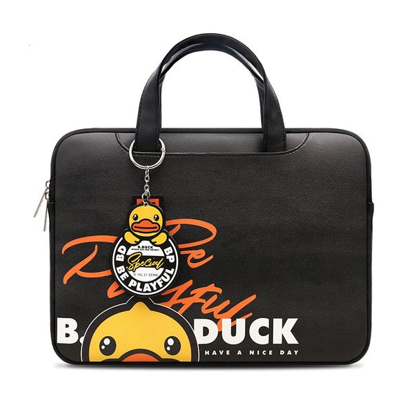  Túi da nữ chống sốc Macbook, Laptop chống nước, có quai xách T23 