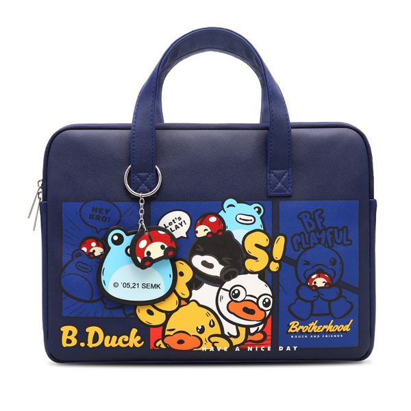  Túi da nữ chống sốc Macbook, Laptop chống nước, có quai xách T23 