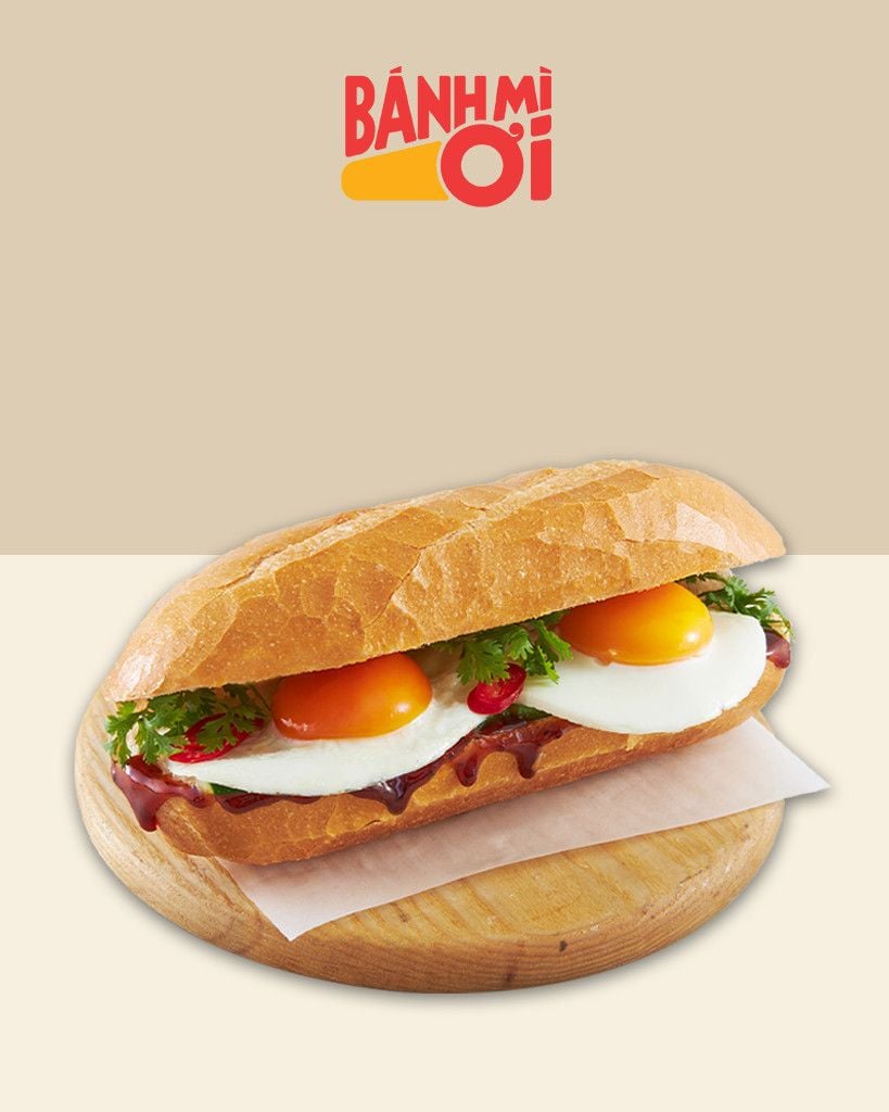  Bánh Mì Trứng Ốp La 