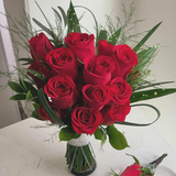  Bó Hoa Cưới Hồng Đỏ Cổ Điển 