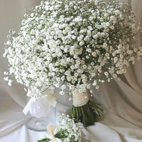  White Cloud Wedding Bouquet 