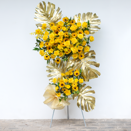  Golden Sunshine Flower Tower 