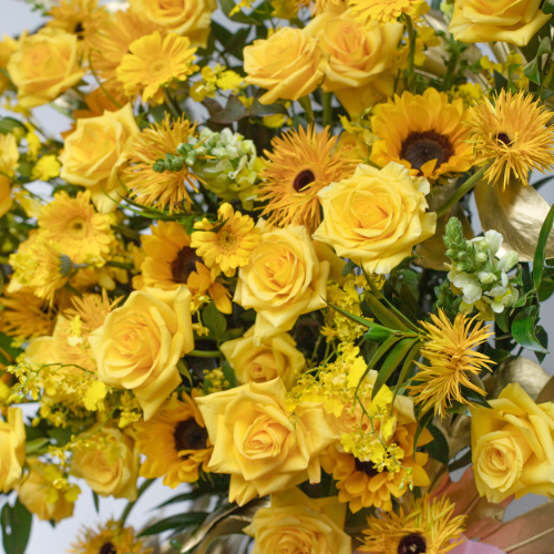  Golden Sunshine Flower Tower 