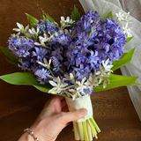  Fragrant Hyacinth Wedding Bouquet 