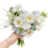  White Secret Garden Wedding Bouquet 
