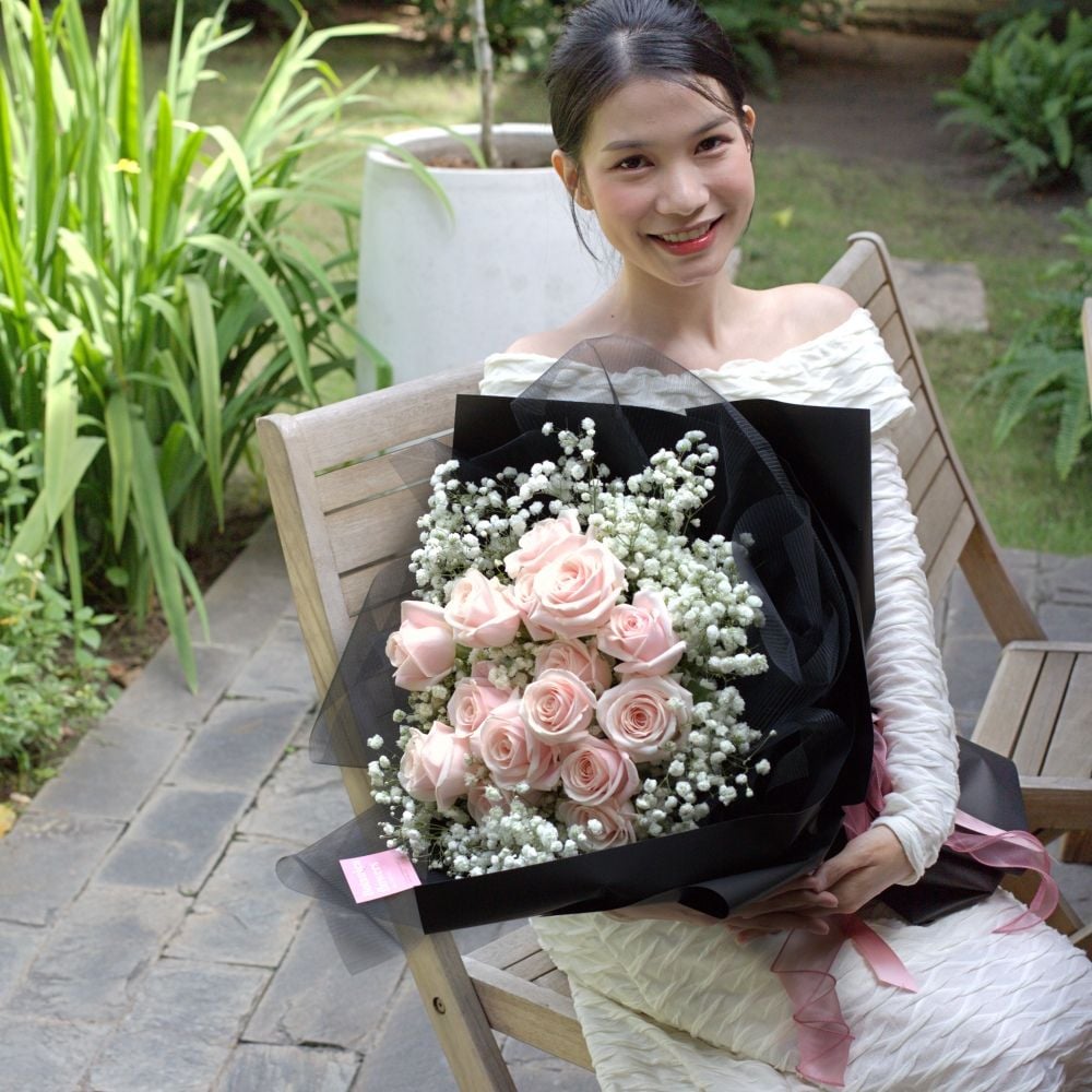  Bó Hoa Hồng Thanh Lịch 