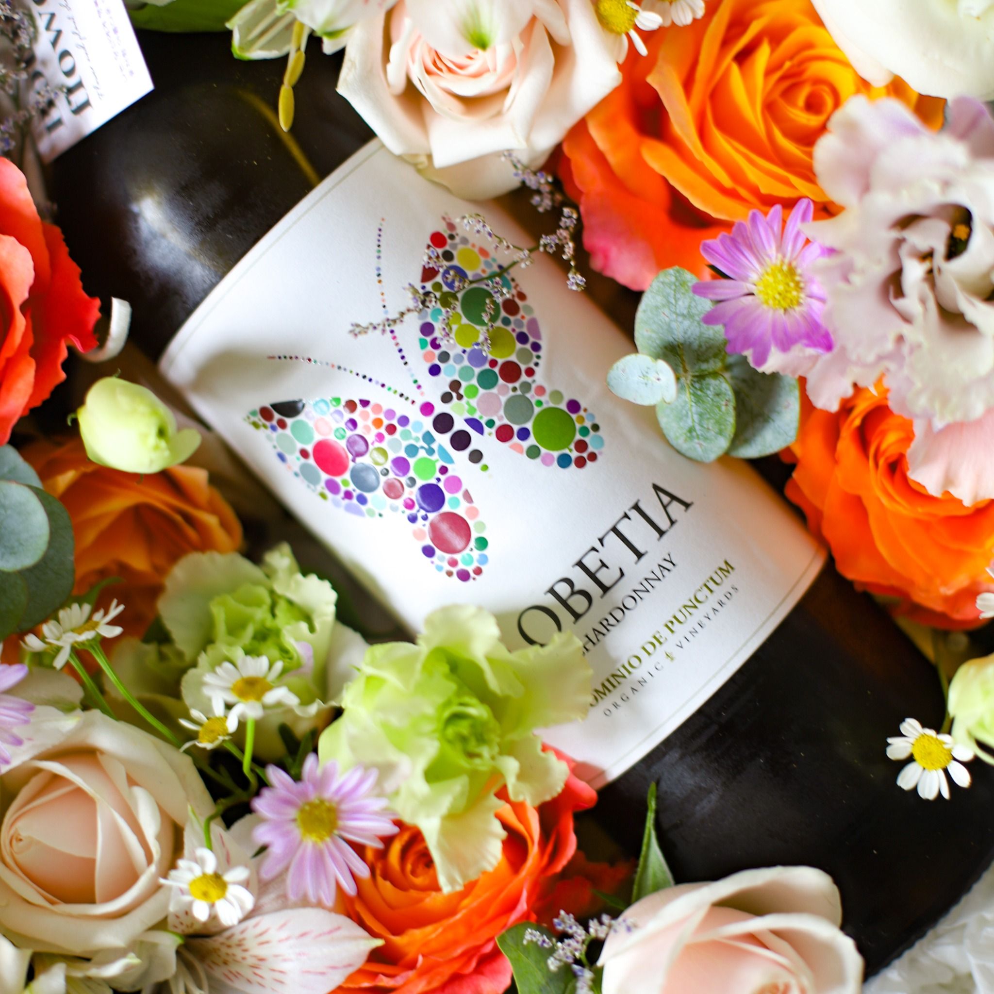  플라워 와인 박스 