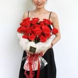  Bó Hoa Hồng Đỏ Chân Thành 