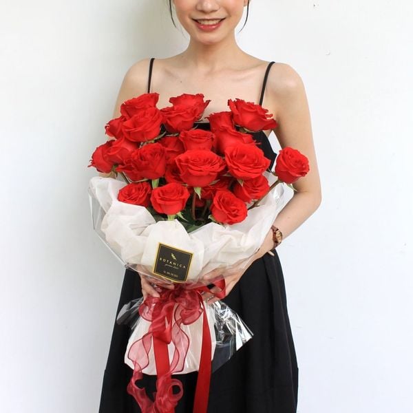  Bó Hoa Hồng Đỏ Chân Thành 