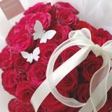  Bó Hoa Hồng Trái Tim 