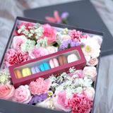  Rainbow Macaroon Flower Box EN 