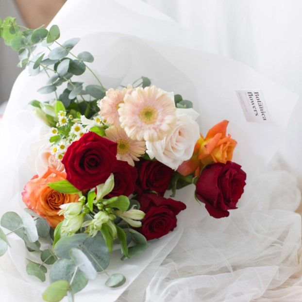  레드믹스 꽃다발 