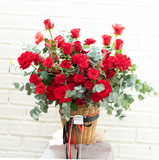  Basket Of Red Roses XL 