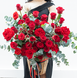  Basket Of Red Roses XL 
