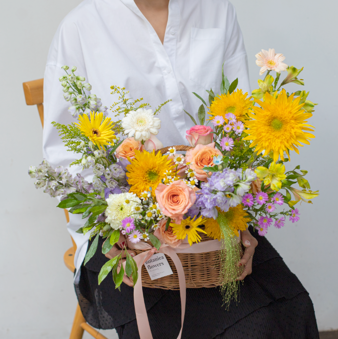  Giỏ Hoa Khu Vườn Mùa Hè 