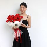  Bó Hoa Hồng Đỏ Chân Thành 