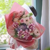  Hydrangea & Lily Bouquet 