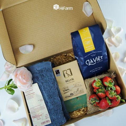 Giftset Cafe chuẩn vị - Chocolate đen và trái cây