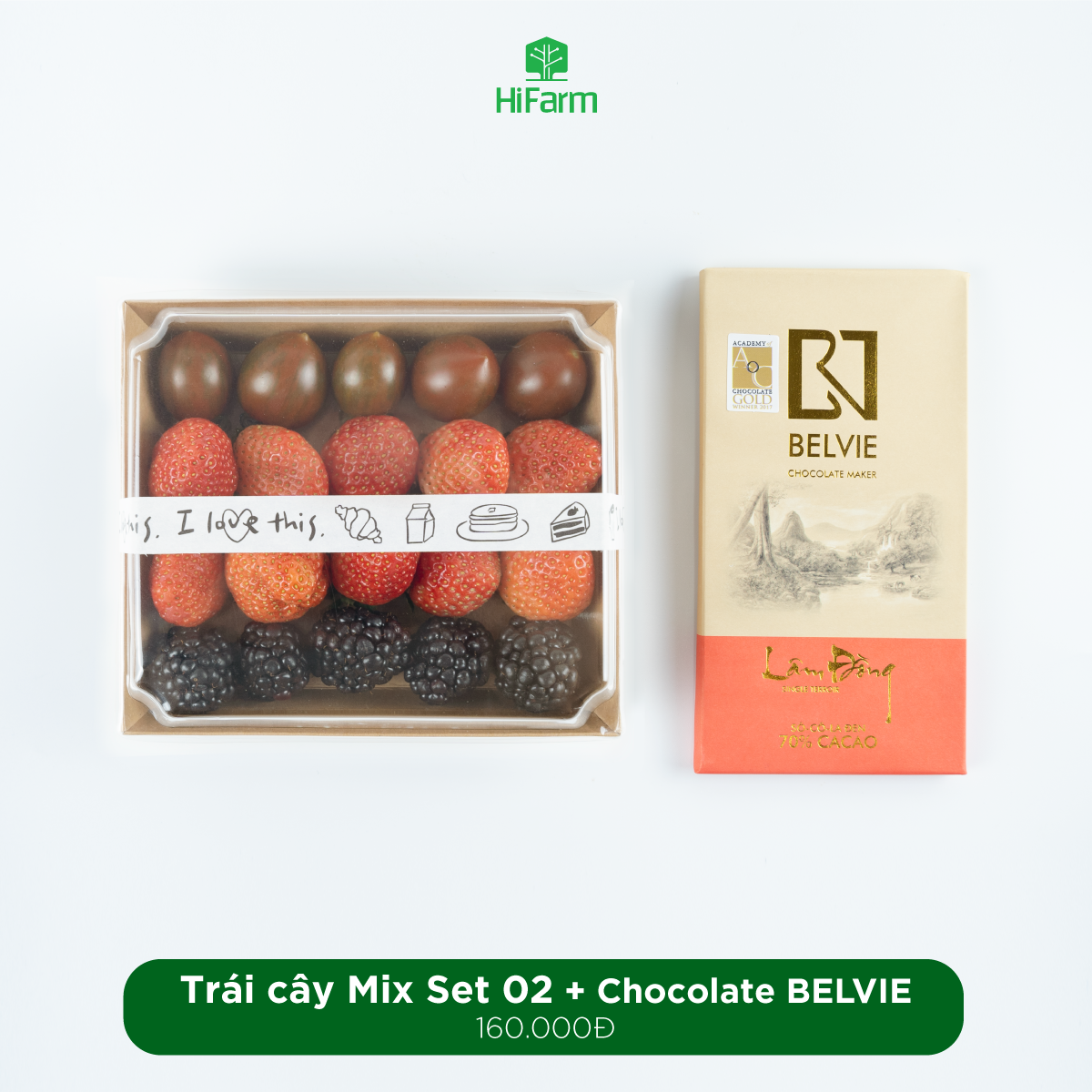  Trái cây Mix + Chocolate Belvie 