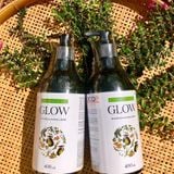  Dầu gội dược liệu GLOW 400ml được chiết xuất từ bồ kết, hương nhu tía, mần trầu, chanh, sả, gừng, vỏ bưởi 