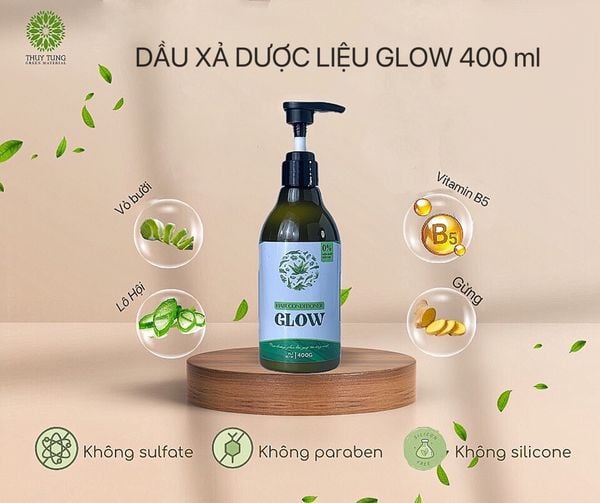  DẦU XẢ DƯỢC LIỆU GLOW 400 GRAM 