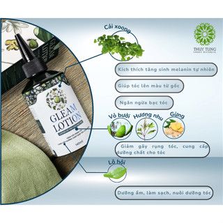  COMBO GIẢM BẠC TÓC ( DẦU GỘI GLOW 400 gram - GLEAM LOTION 140 ml) 