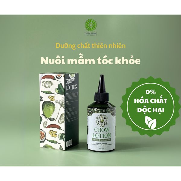  GROW LOTION HỖ TRỢ MỌC TÓC , GIẢM GÃY RỤNG TÓC 140 Ml 