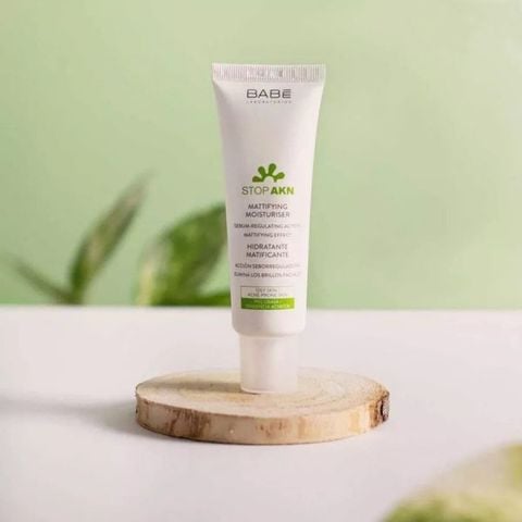 Kem Dưỡng BABE Stop AKN Mattifying & Repairing Moisturiser Cho Da Dầu Mụn 50ml