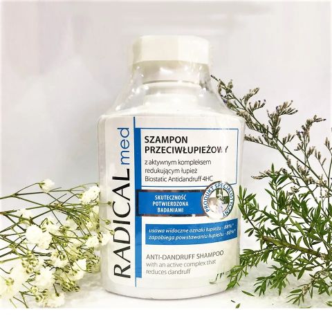 Radical Med - Dầu gội cho tóc yếu, tóc rụng, gàu, da đầu nhờn