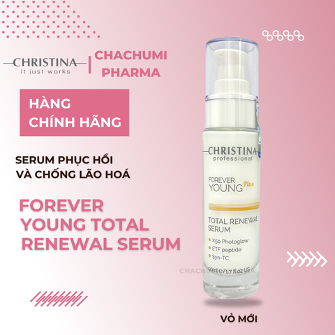 Serum Forever Young Total Renewal Christina Giúp Phục Hồi, Chống Lão Hóa, Da Căng Bóng 50ml