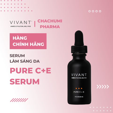 Vivant Skincare PURE C + E 30ml - Serum thúc đẩy làn da đều màu, mịn màng và tươi sáng
