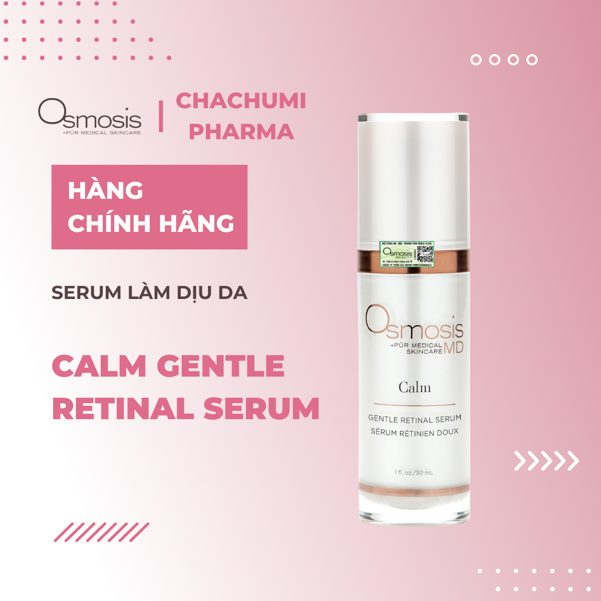 Serum Osmosis Calm Gentle Retinal Serum Làm Dịu Da