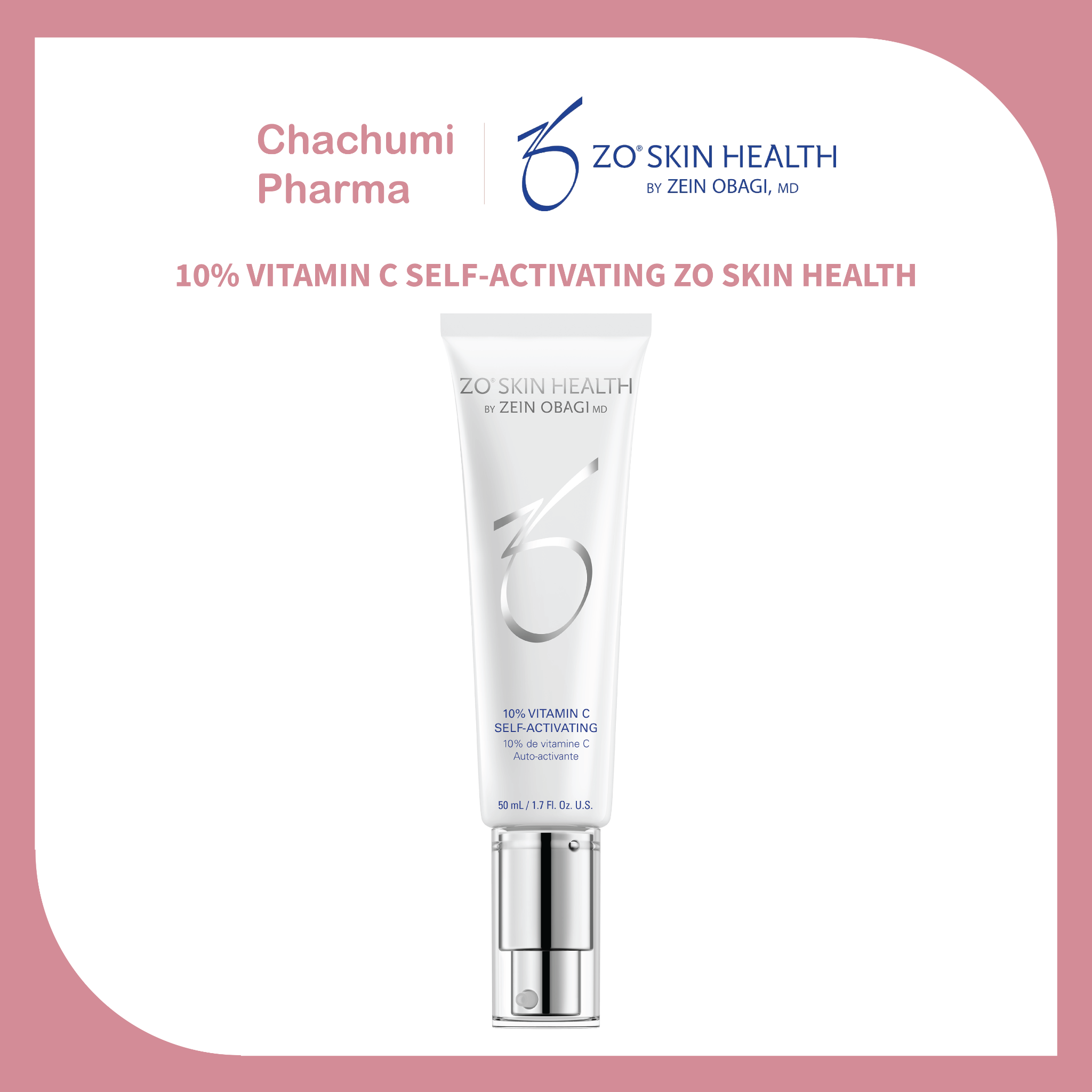 ZO SKIN HEALTH 10% VITAMIN C SELF-ACTIVATING - Serum dưỡng da