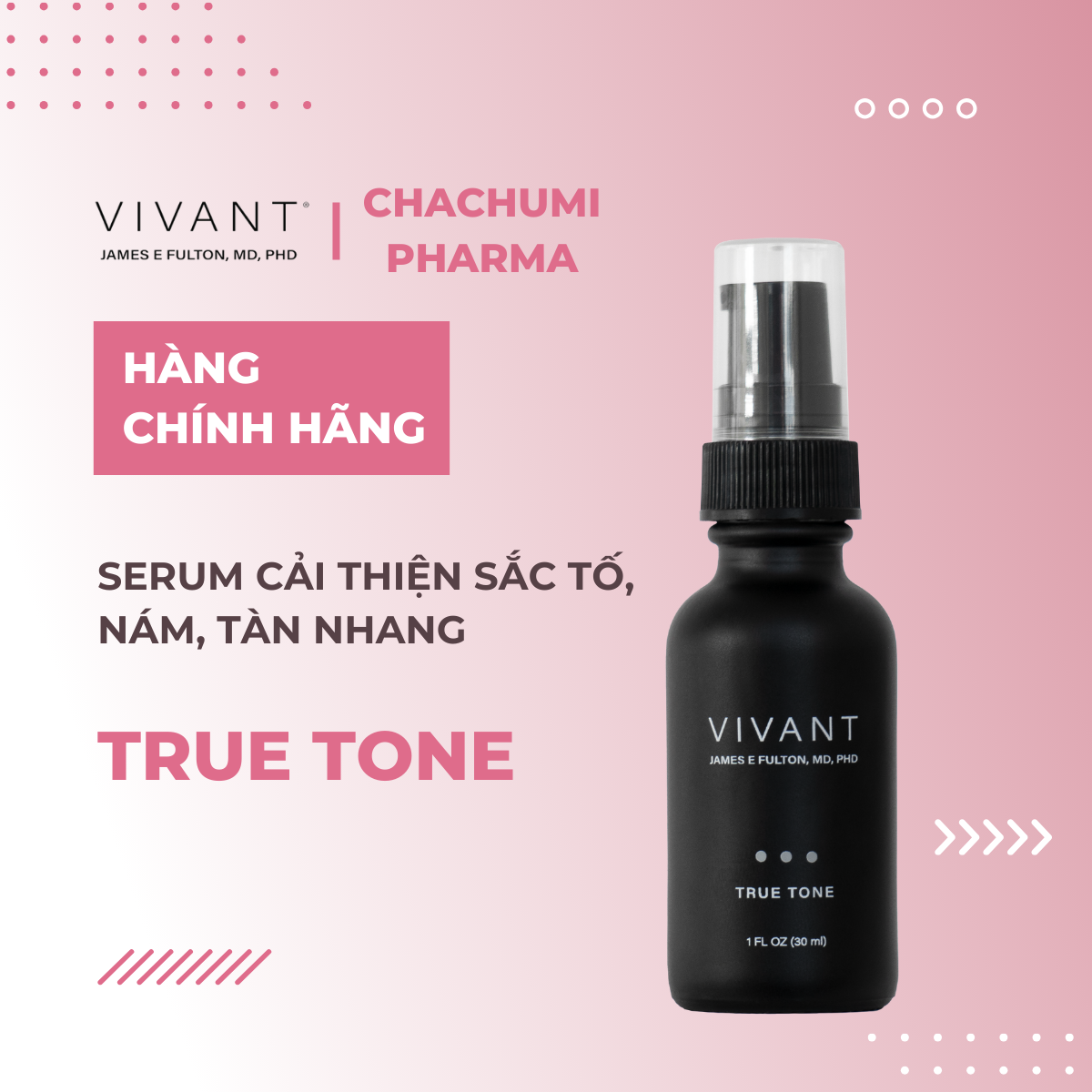 Vivant True Tone RX 29.6ml - Tinh chất chống lão hóa