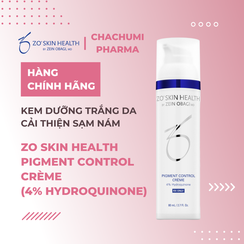 ZO SKIN HEALTH PIGMENT CONTROL CRÈME (4% HYDROQUINONE) - Kem trị nám chuyên sâu