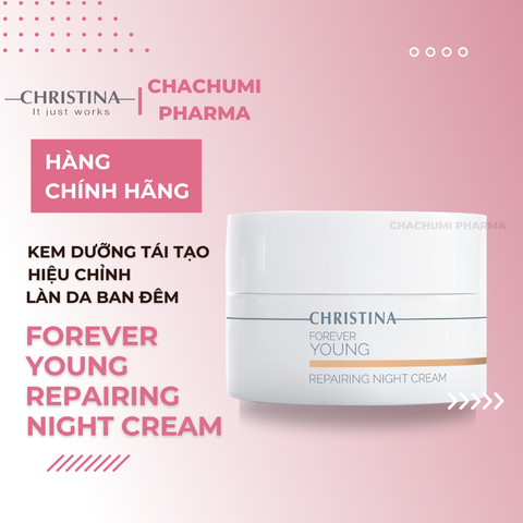 Christina Forever Young Repairing Night Cream Kem Dưỡng Tái Tạo Trẻ Hoá Da Ban Đêm 50ml