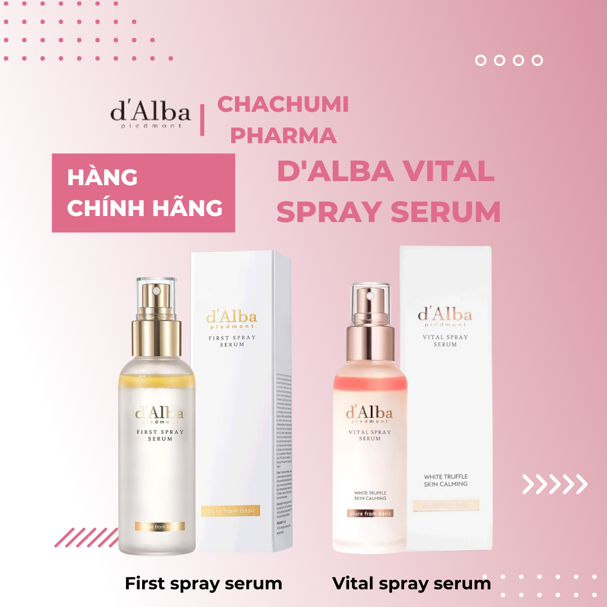 [d'Alba] Serum dạng xịt khoáng căng bóng da First Spray Serum100ml - Mist Serum