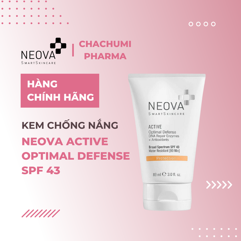 Neova SPF 43 DNA Damage Control Active - Kem chống nắng dành cho da nhạy cảm 89ml