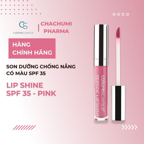 SON DƯỠNG CÓ MÀU CHỐNG NẮNG SPF 35 COLORESCIENCE LIP SHINE (CORAL & PINK)