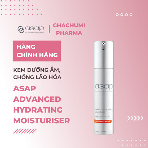 Asap Advanced Hydrating Moisturiser - Ultimate Hydration - Anti-Ageing Night Cream - Soothing Gel - Kem dưỡng