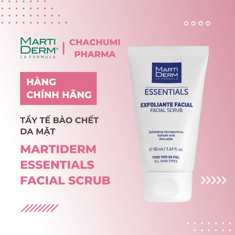 MartiDerm Essentials Facial Scrub - Tẩy Tế Bào Chết Da Mặt (50ml)