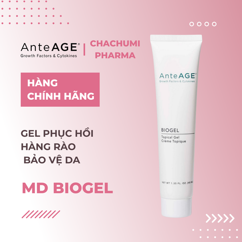 AnteAGE MD Biogel - Gel Phục Hồi Hàng Rào Bảo Vệ Da Sau Xâm Lấn Và Bán Xâm Lấn