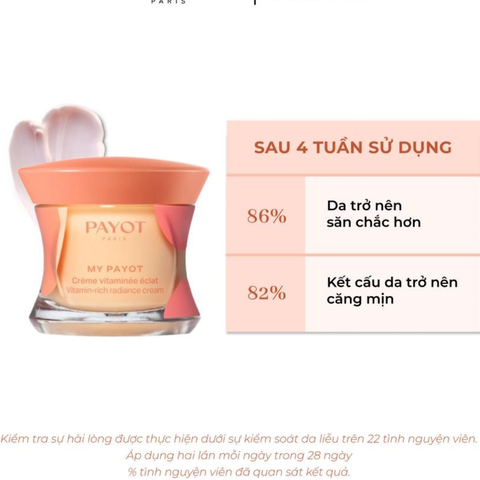 Kem dưỡng PAYOT My Payot Vitamin Rich Cream dưỡng sáng mịn da 50ml